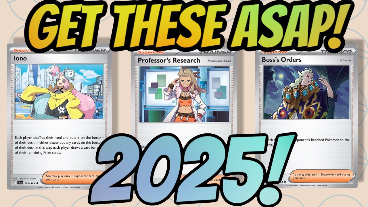 Best Pokemon Trainer Supporter Cards to Buy In 2025 For Deck Building (Top 10)