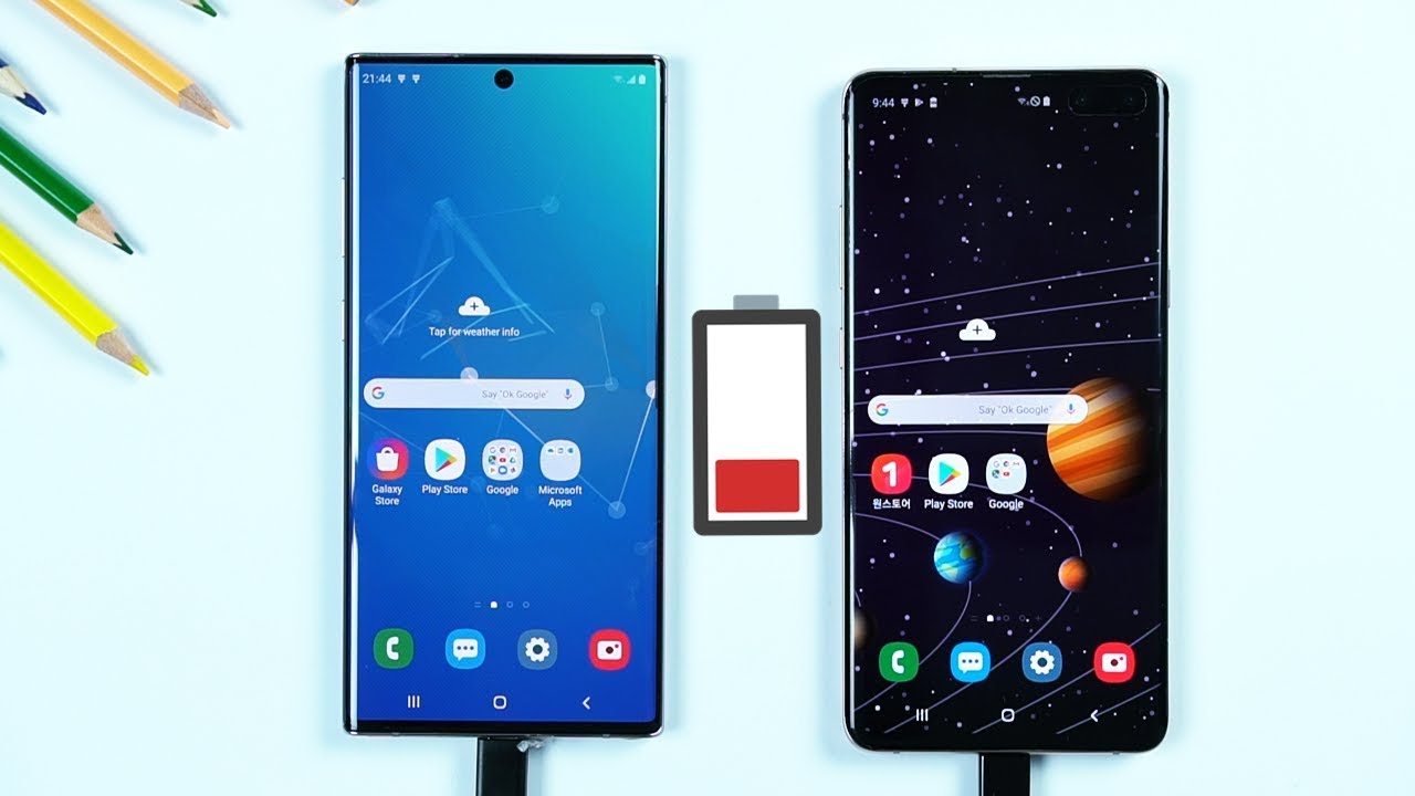 Galaxy Note 10 Plus vs S10 5G Battery Drain Test