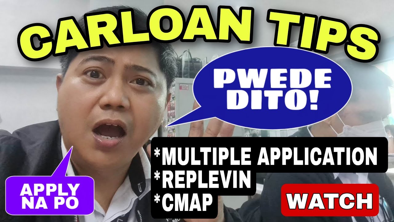 Kahit may multiple Carloan application,  replevin,cmap o outstanding loan pwede mag apply Ng Carloan