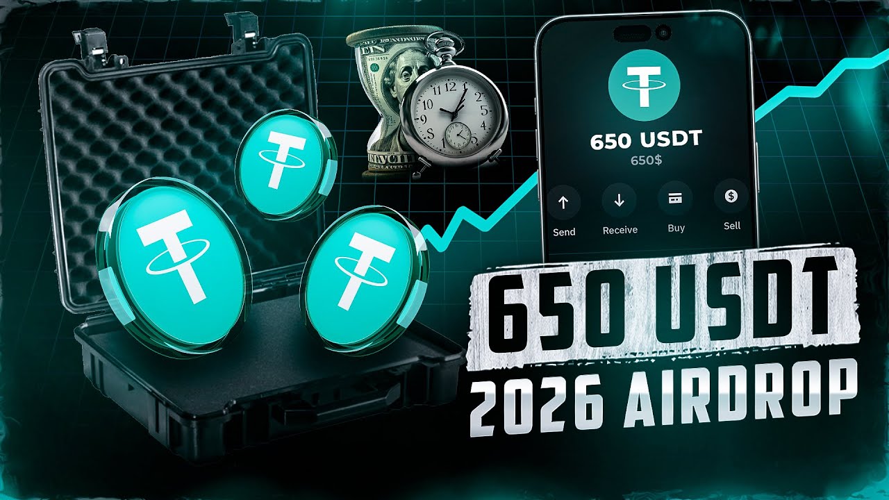 Аирдроп на 650 USDT в 2026 году – структура, потоки и верификация.