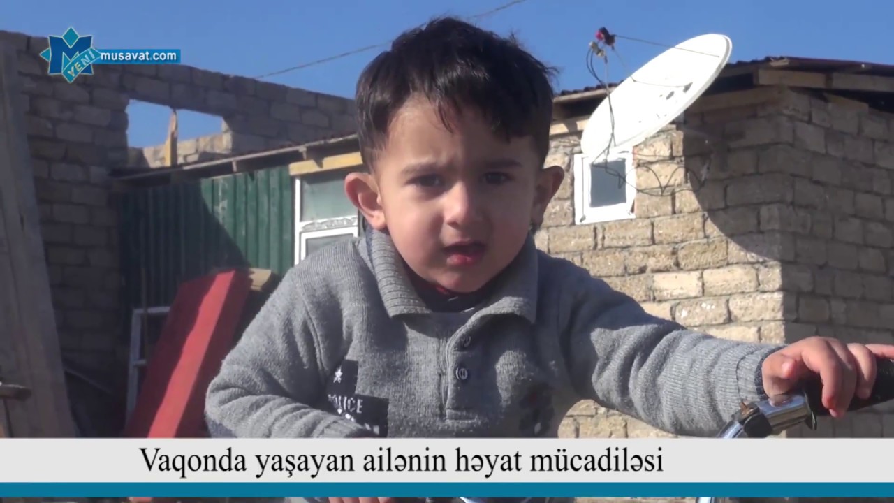 Vaqonda yaşayan ailənin həyat mücadiləsi...