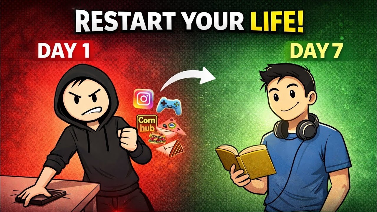 0 Motivation Se Discipline Tak | Student Life Restart Plan