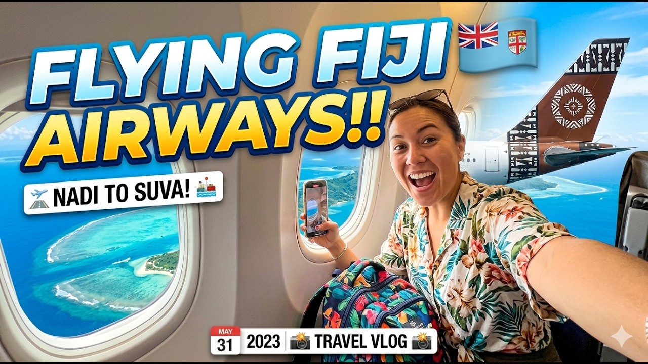 [4K][HD][SD]Flying  FIJI AIRWAYS!! 🇫🇯  from NADI  to SUVAi! May 31 2023