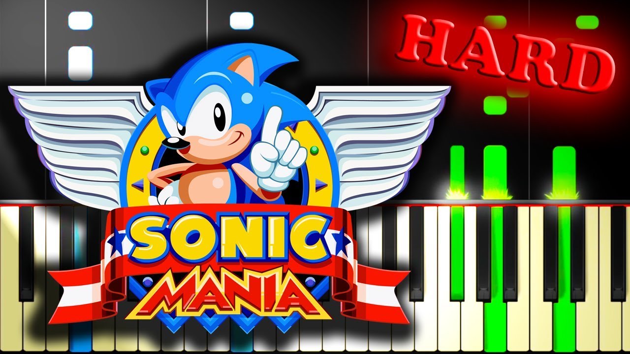 SONIC MANIA OPENING THEME - Piano Tutorial