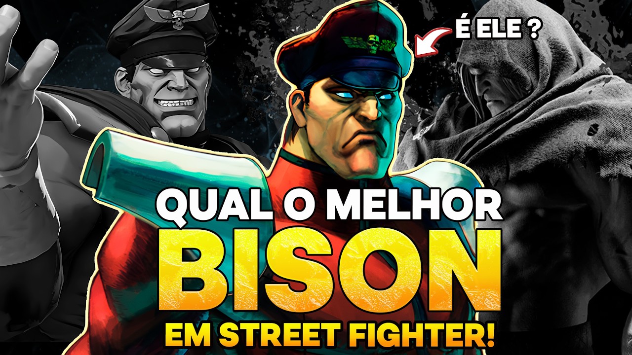 Qual é o BISON mais QUEBRADO de Street Fighter? Só Um Transformou o Jogo em Inferno!