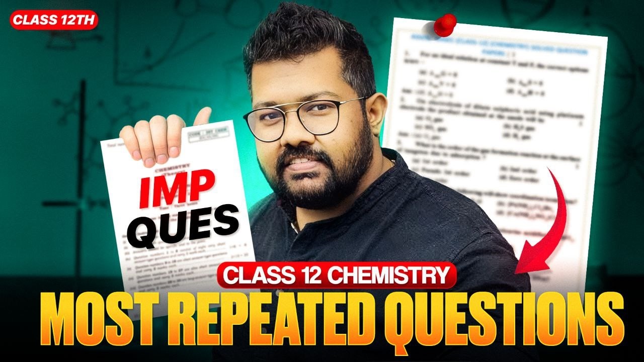 Most💀Expected Questions Class 12th Chemistry Boards 2026
