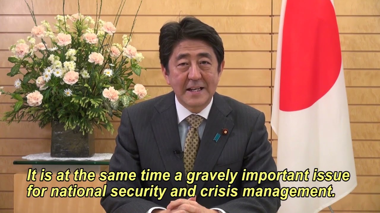 Prime Minister Abe is honored World Leader in Cybersecurity Award!
