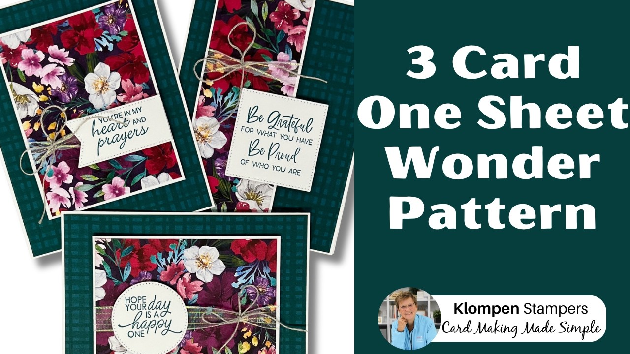 Easy 3 Card One Sheet Wonder | DIY Card Making Tutorial + FREE Download!