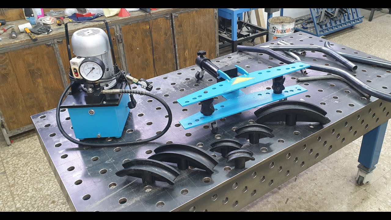 Piega tubi idraulica - Hydraulic pipe bender - Dobladora de tubos hidr&aacute;ulica -