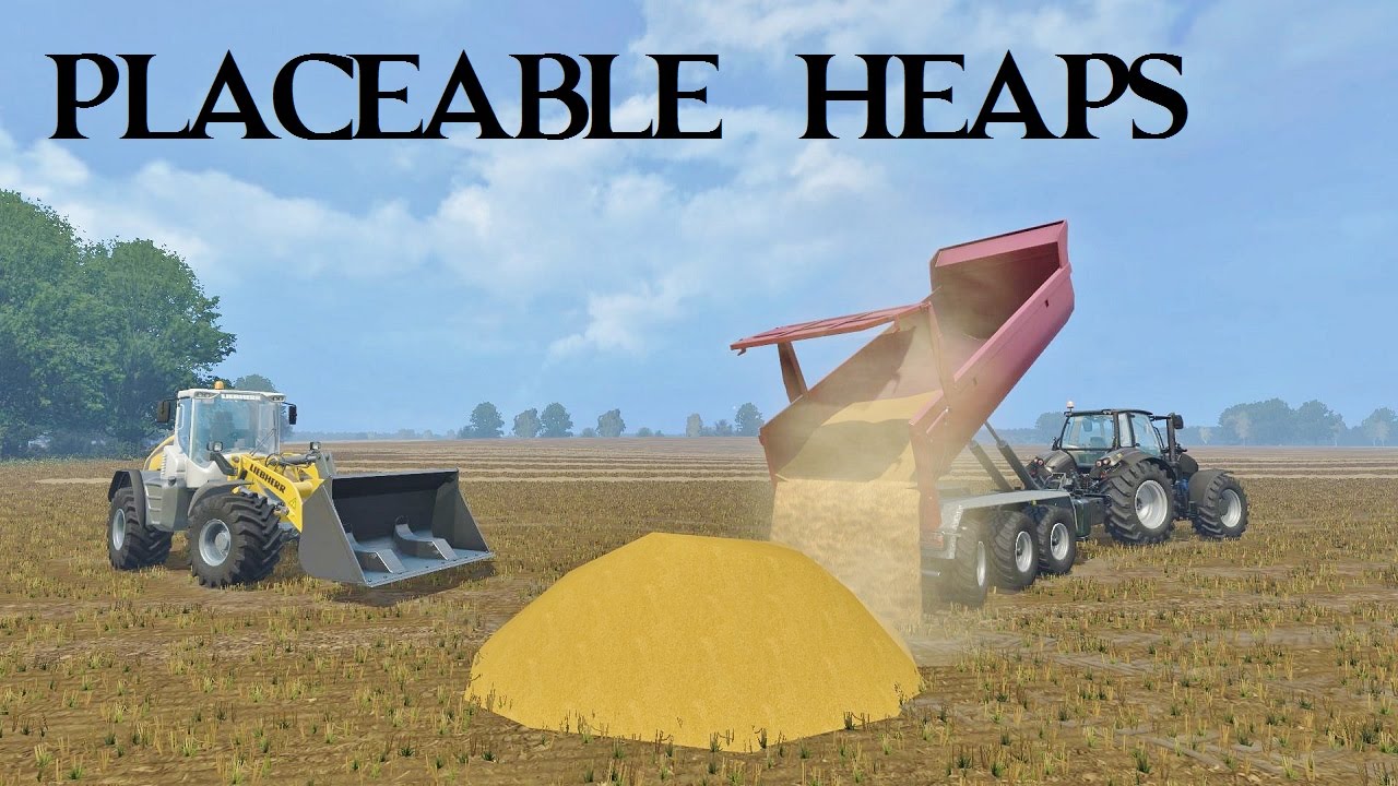 Farming Simulator 15 Placeable Heaps Mod