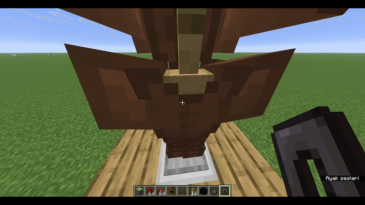 MİNECRAFTTA ZIRH DEĞİŞTİRİCİSİ YAPIMI