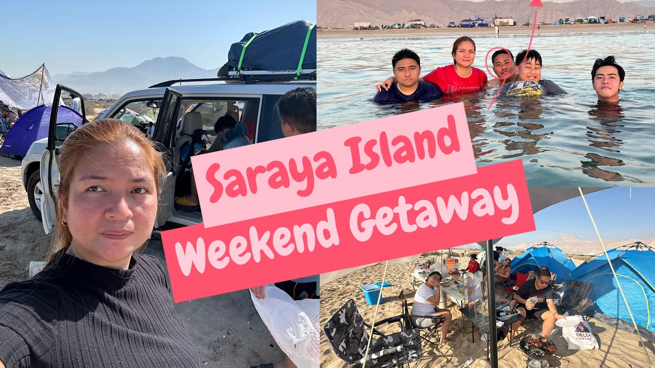 "CAMPING SEASON" / 1ST TIME CAMPING AT SARAYA ISLAND RAS AL KHAIMA