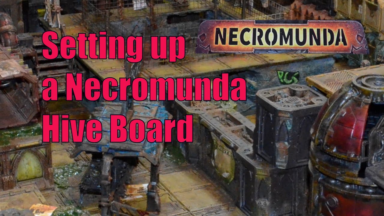 Necromunda Zone Mortalis board setup