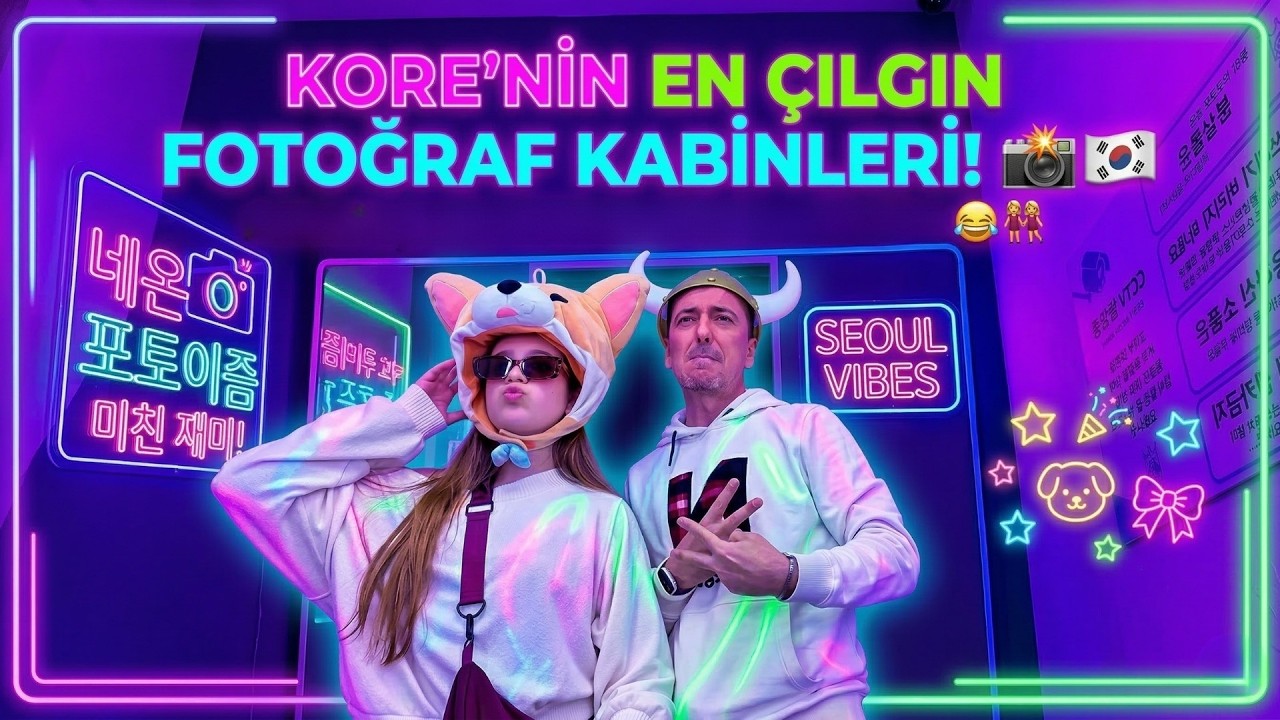 KORE'NİN EN ÇILGIN FOTOĞRAF KABİNLERİ! 📸🇰🇷 Arkadaşımla Gülme Krizine Girdik! 😂👯‍♀️