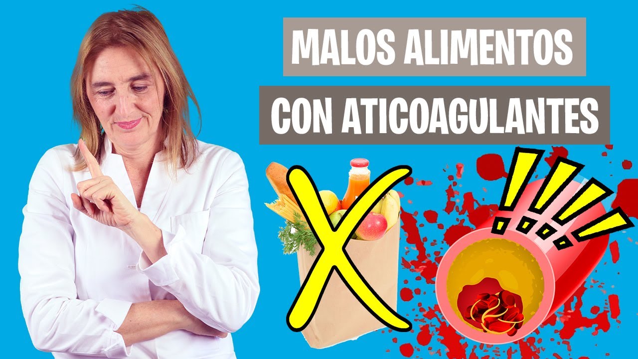 NO COMAS ESTO con ANTICOAGULANTES ORALES | Malos alimentos con sintrón | Nutrición clínica