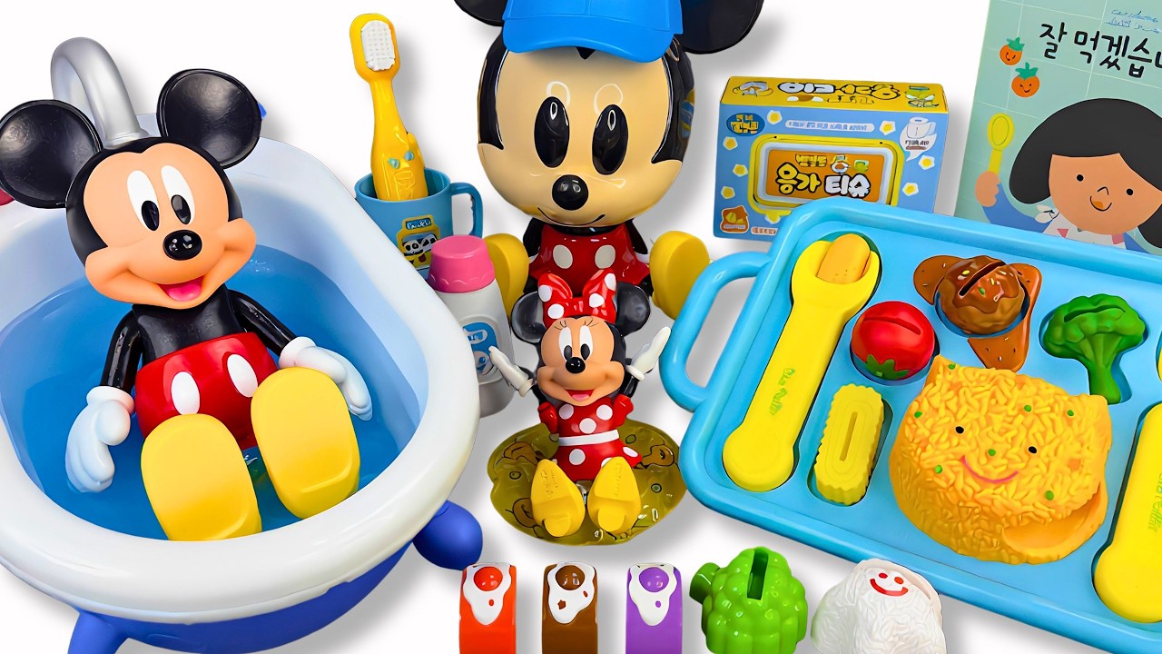 Ultimate ASMR Disney Mickey Minnie Mouse Playset BEST Relaxation Unboxing | TOY PLAYSET ASMR P2