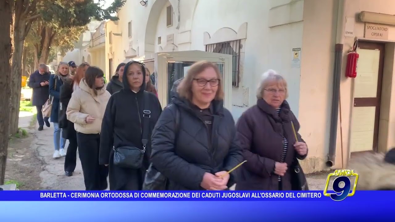Barletta - Cerimonia Ortodossa di Commemorazione dei Caduti Jugoslavi all'Ossario del Cimitero