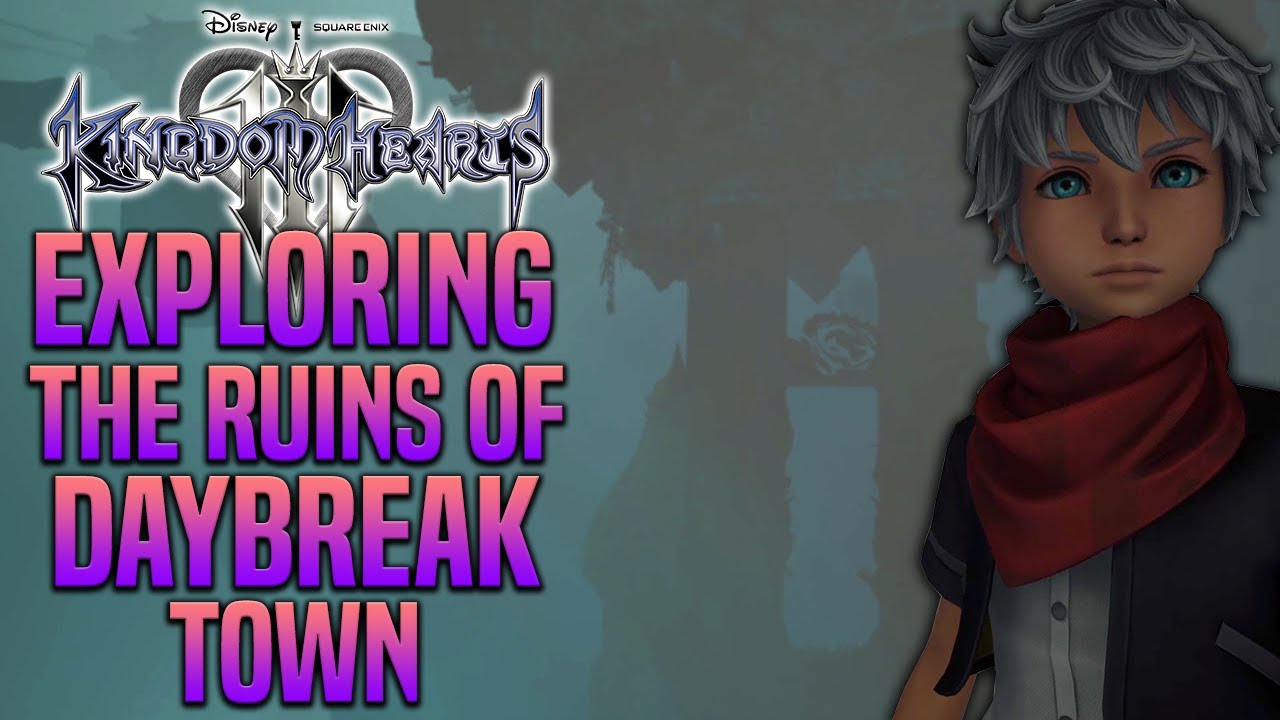 Kingdom Hearts 3 - Exploring The Ruins of Daybreak Town Up Close