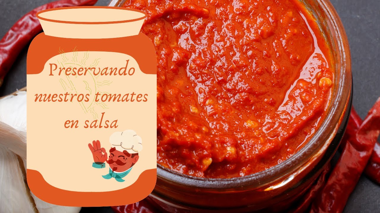 Cómo envasamos nuestra salsa de tomat para preservarla 🙌🙌😋💪