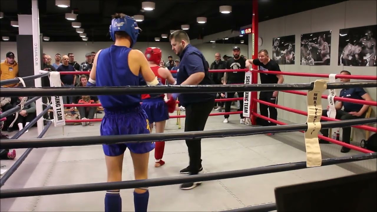 -60kg Eemeli Parjanen, NuTBC vs.Tuukka Lempiäinen, Crest Salikilpailut Hööki Combat Sports 27.4.2024