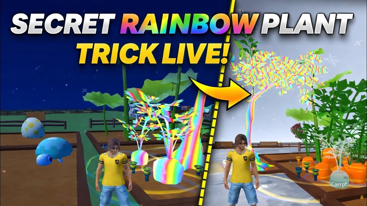 Free garden new rainbow plant trick 💡| live rainbow plant kaise nikale 🤔 💯 working trick  