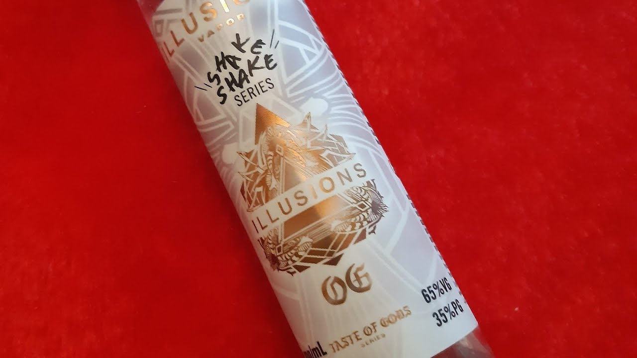 Illusions vapor, TASTE  THE GODS 65/35 vg pg