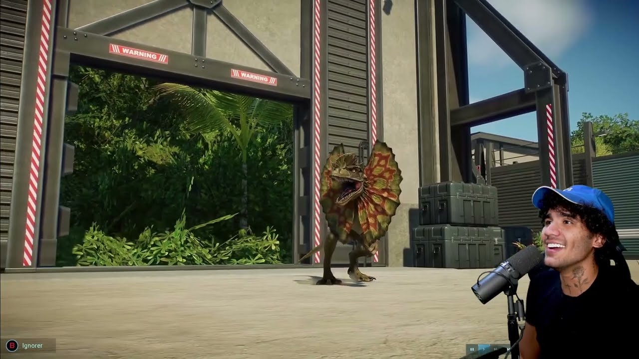 DINOSSAUROS DEVORANDO CABRAS E HUMANOS ( Jurassic World Evolution 2 )