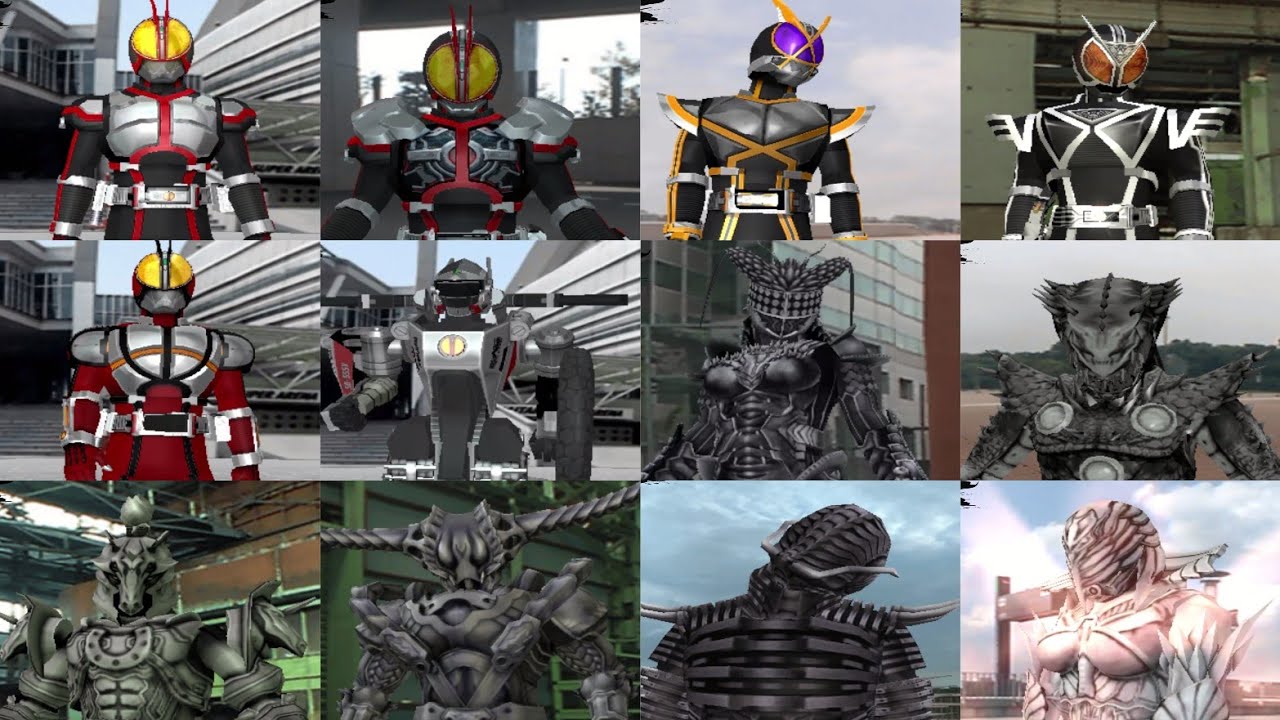 Kamen Rider Faiz All Character Special Attack/ Finisher | PS 2