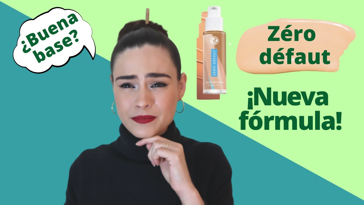 Probando la nueva base de Yves Rocher Zero Defaut|¿La mejor base para pieles maduras y secas?