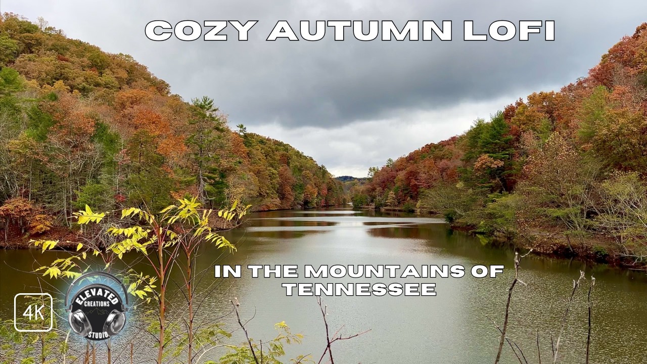 Cozy Autumn LoFi in 4K | Real Appalachian Mountains Ambience for Calm Focus & Relaxation