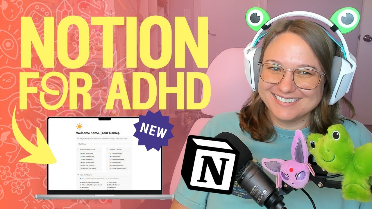 the best Notion template for ADHD people in 2025