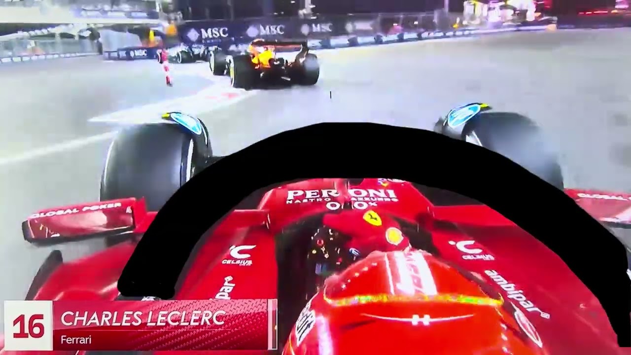 [F1] Onboard Charles Leclerc Ferrari (2 laps) LAS VEGAS GP🇺🇸 2025