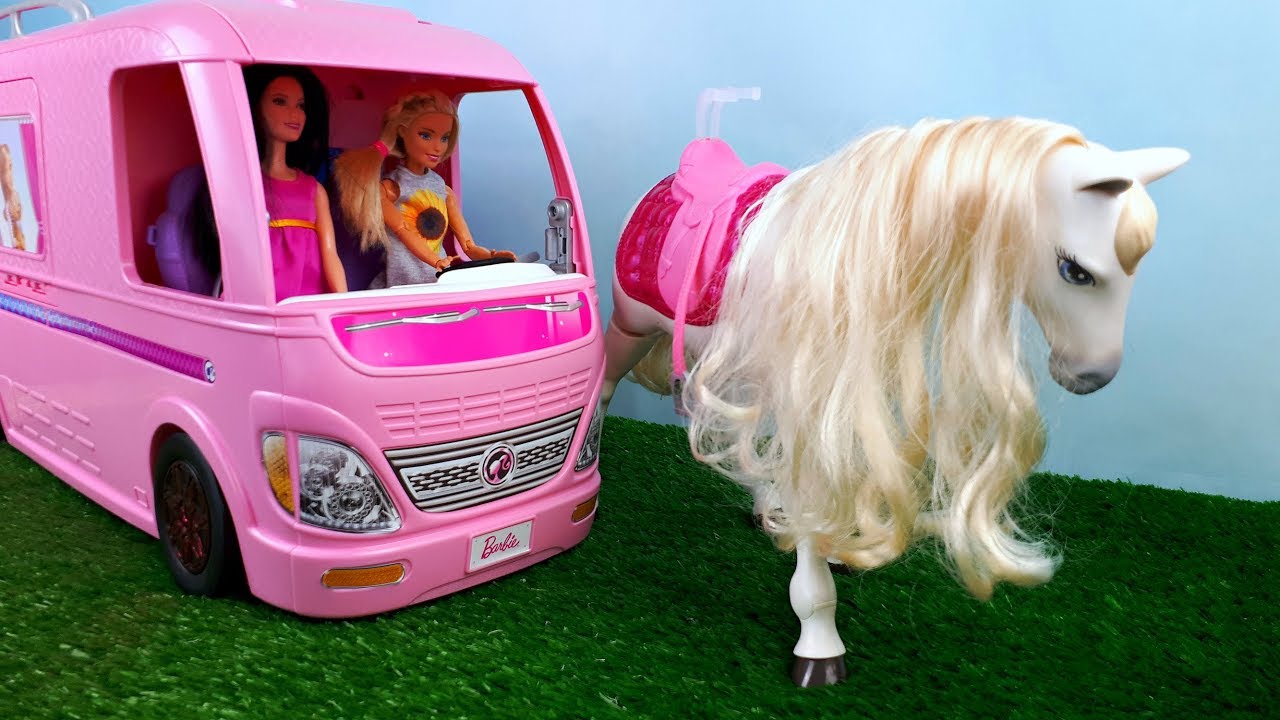 Barbie car - Camping adventure