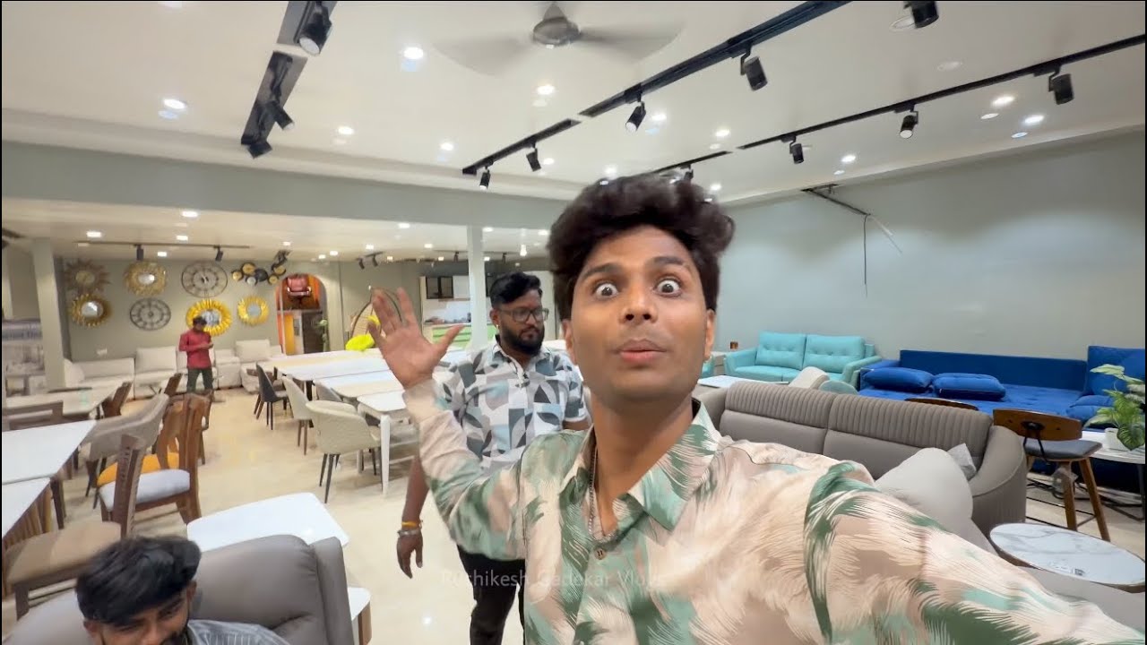 Navin gharasathi sofa ghetla 😍🥳pune tour