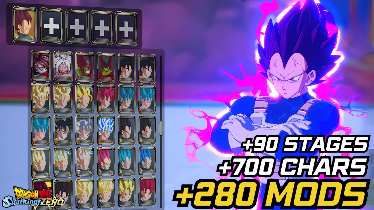 I've CREATED a Dragon ball Sparking Zero Modpack With Over 745 Playable Characters!