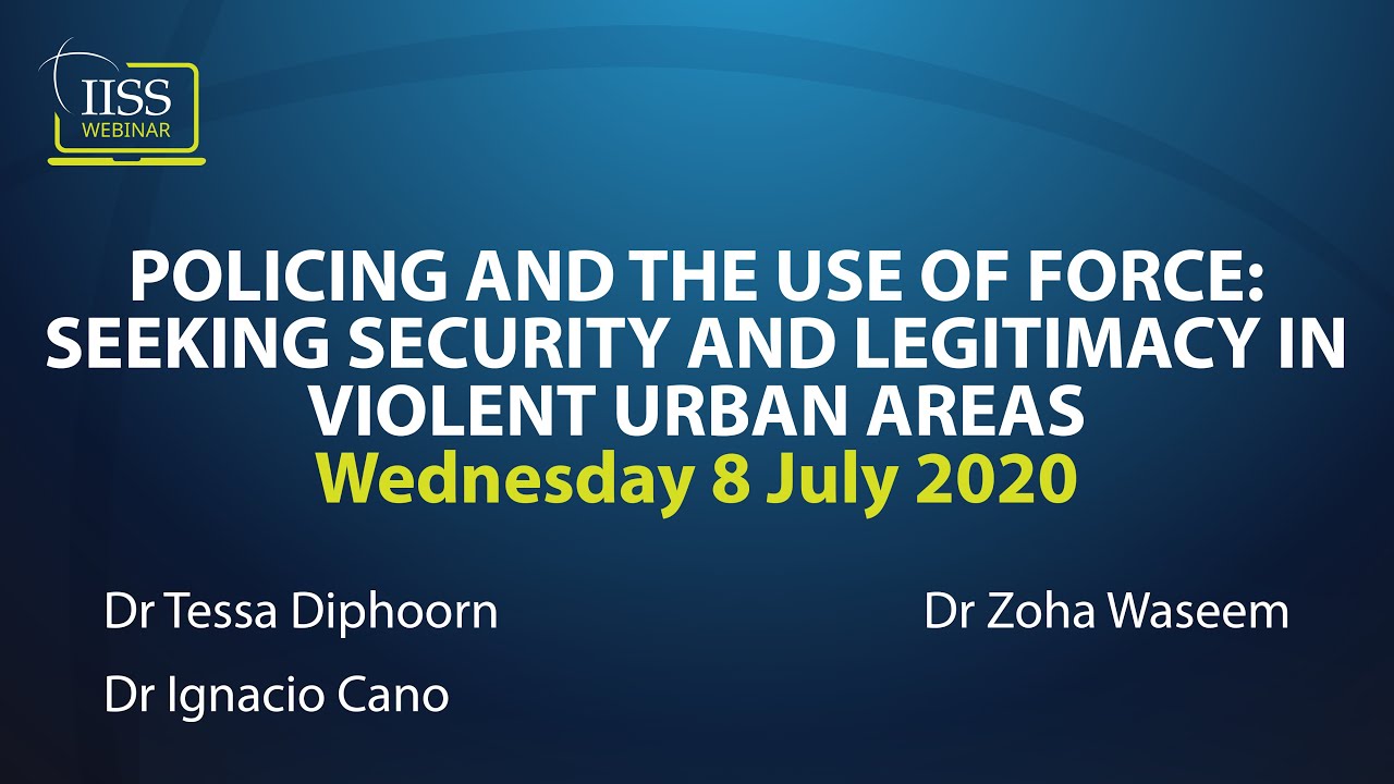 Policing and the use of force: seeking security and legitimacy in violent urban areas