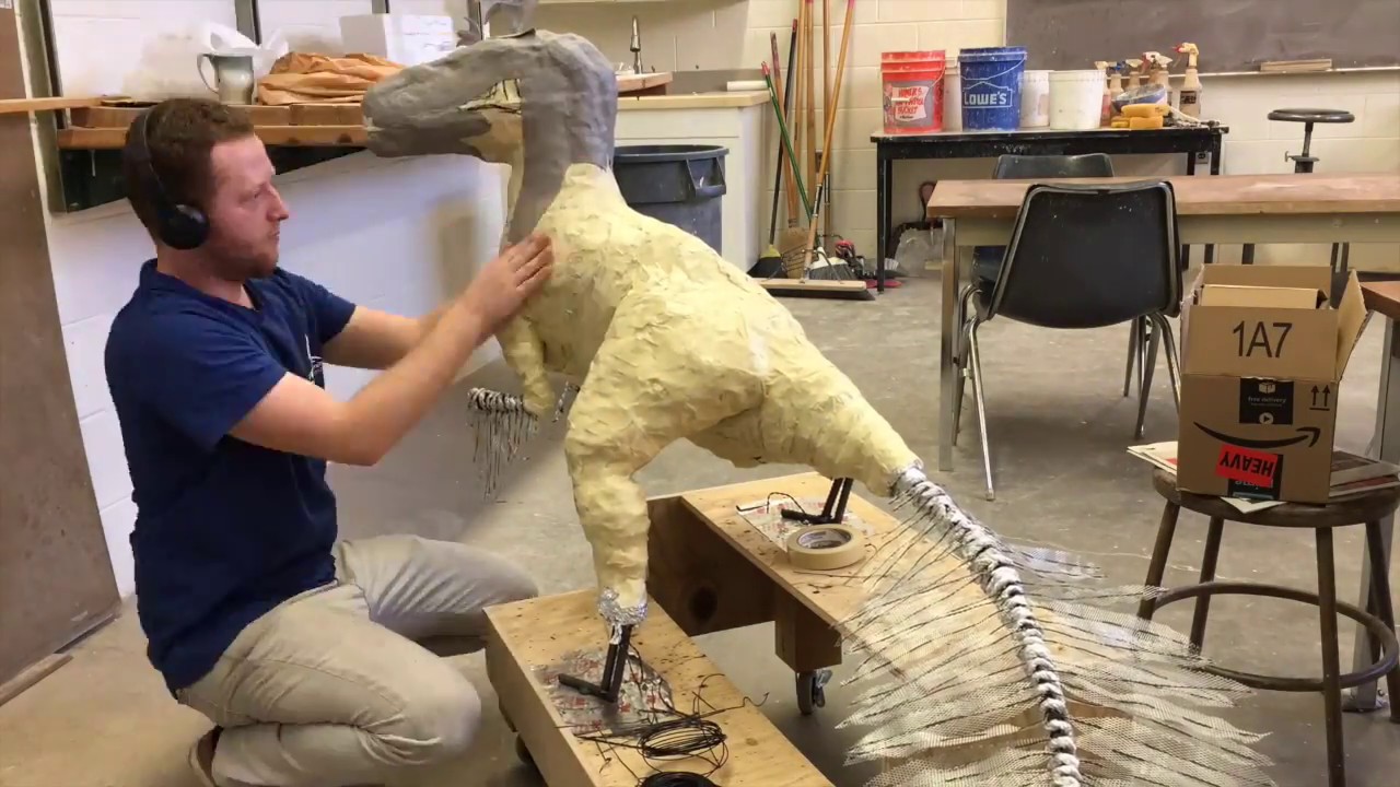 Making of Percy the Utahraptor