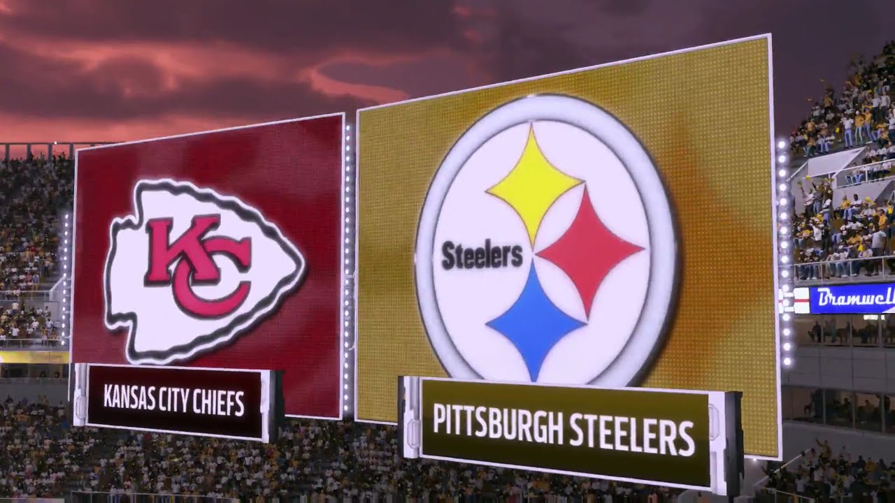 Madden 17: Kansas Chiefs Vs Pittsburgh Steelers