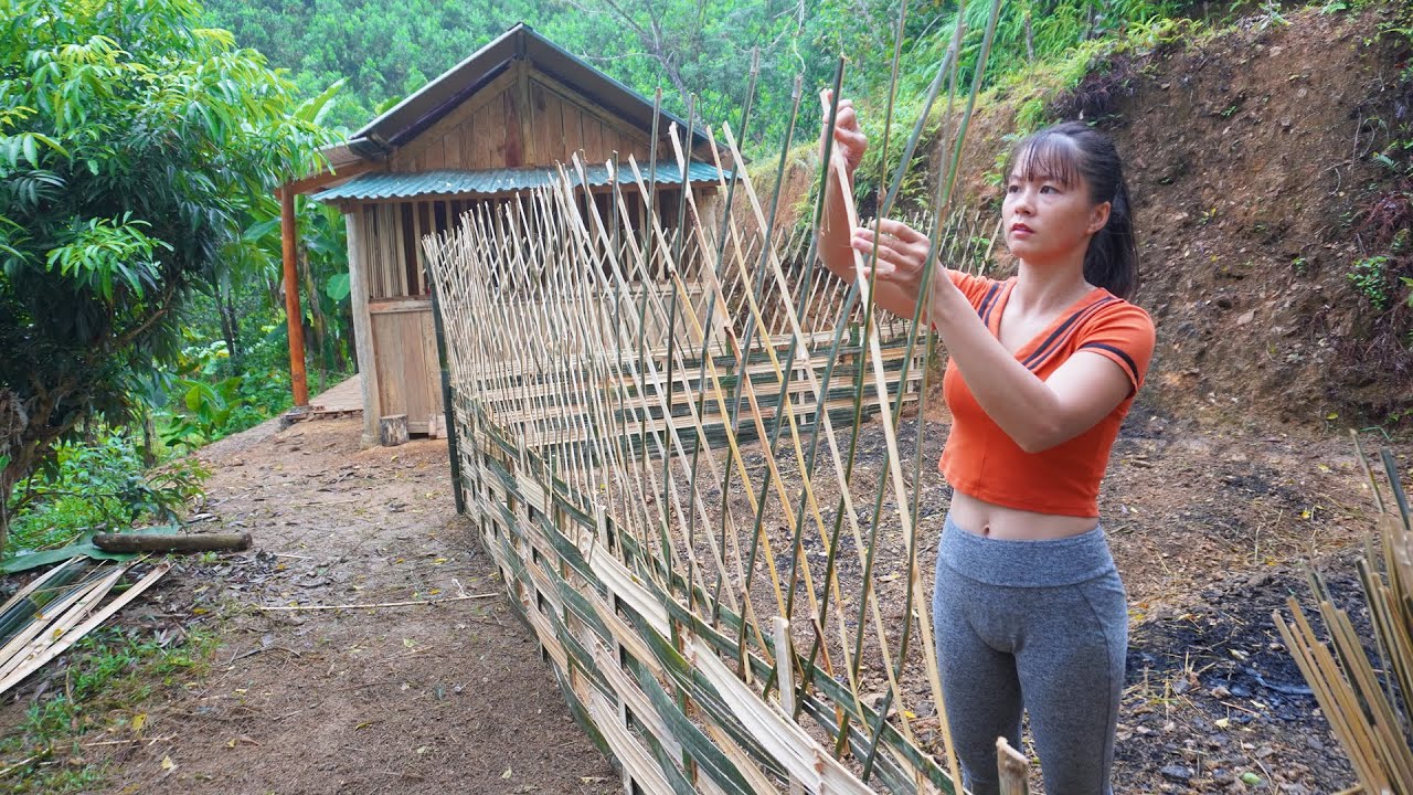 Full Video 90 Day BUILD CABIN, Make wooden furniture, Vegetable garden | Free Bushcraft