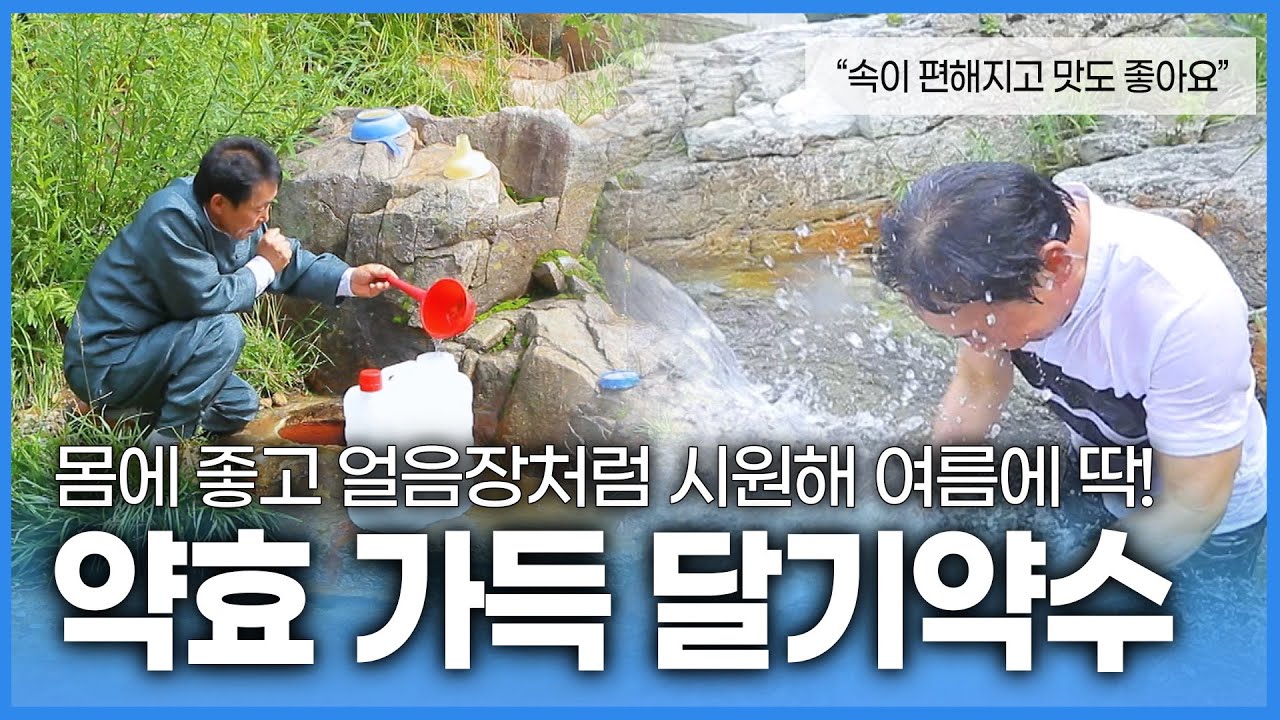 철분이 많아 몸에 좋은 약수?! 달기약수는 더부룩할 때 마시면 속이 편안해져요~ | 여름에는 무작정 | 한국기행