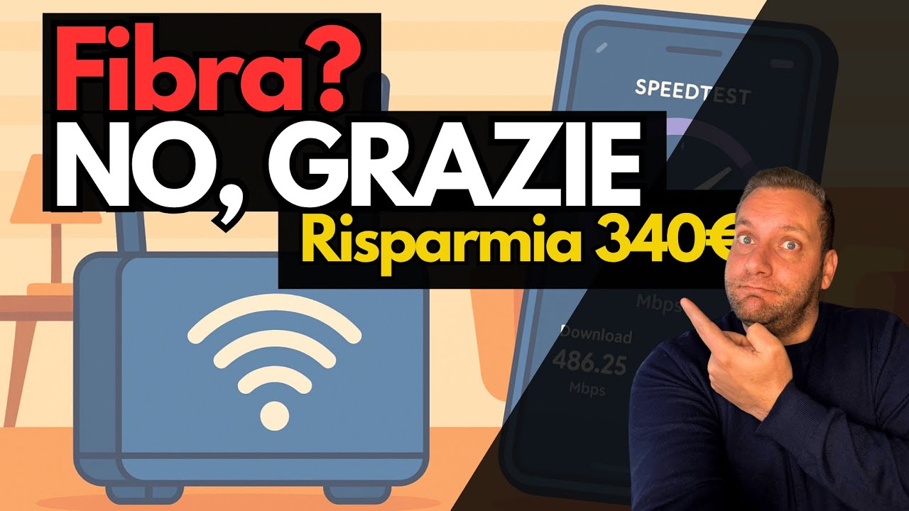 Addio Fibra! Risparmia 340&euro; con Questa Connessione 4G/5G a Casa