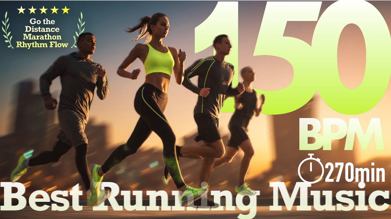 270-Minute 150BPM Running Music | Start Running Today | Easy Tempo Endurance Mix