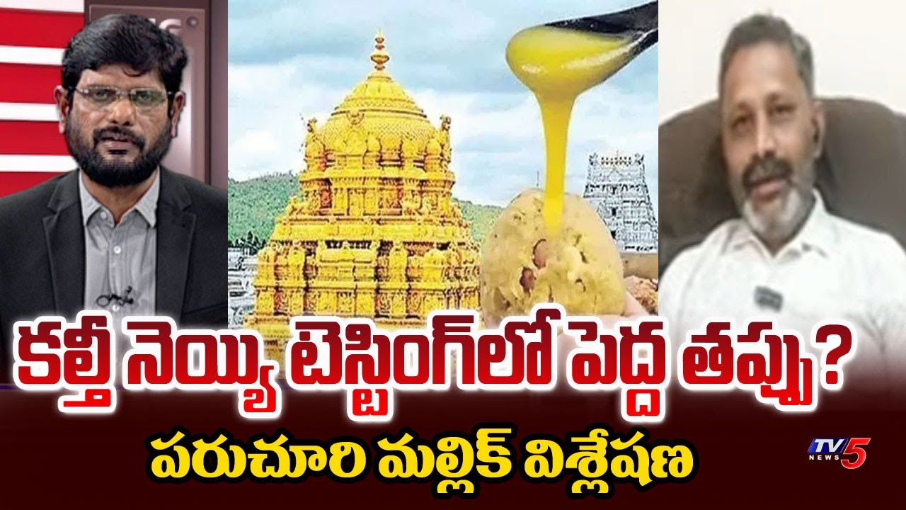 Mallik Paruchuri Clear Cut Explanation About TTD Laddu Ghee Adulteration | SIT Report || TV5