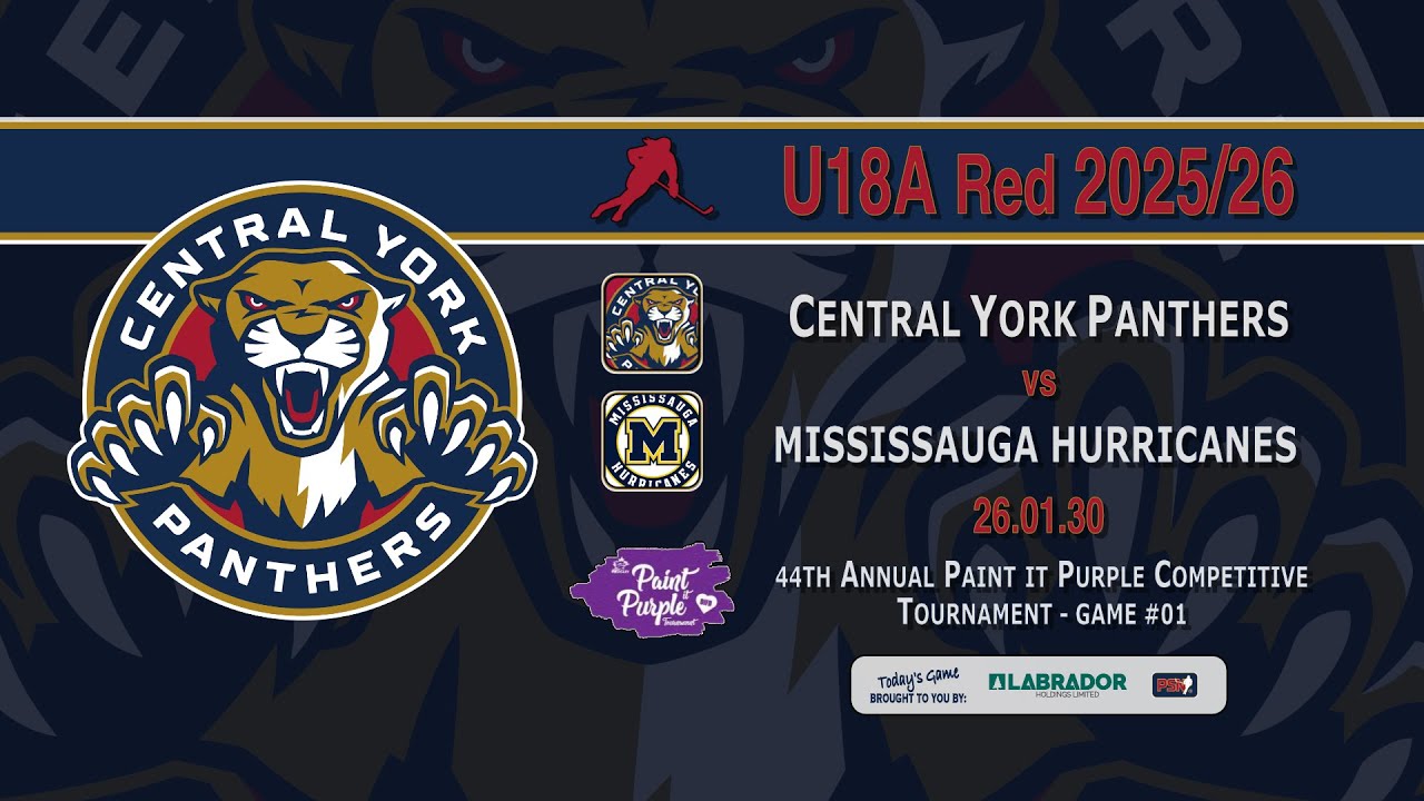 26-01-30 PIP#01 CYGHA U18A Red vs Mississauga Hurricanes