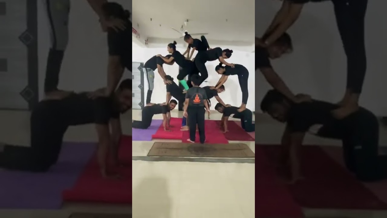 Acro joy || Group Yoga pose || Acro yoga || How to do Acro #omthethirdeyeyogastudio