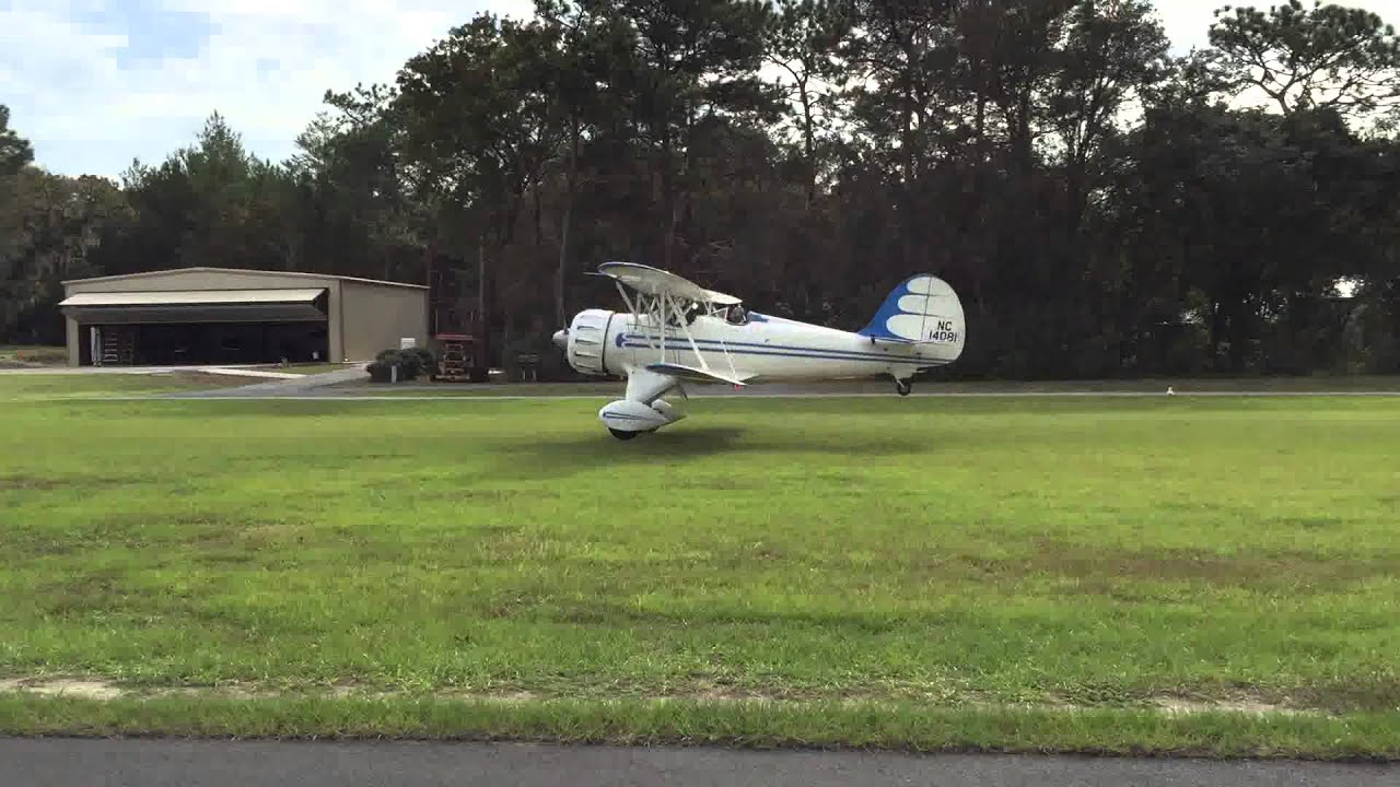 Smooth Landing Waco YMF 5