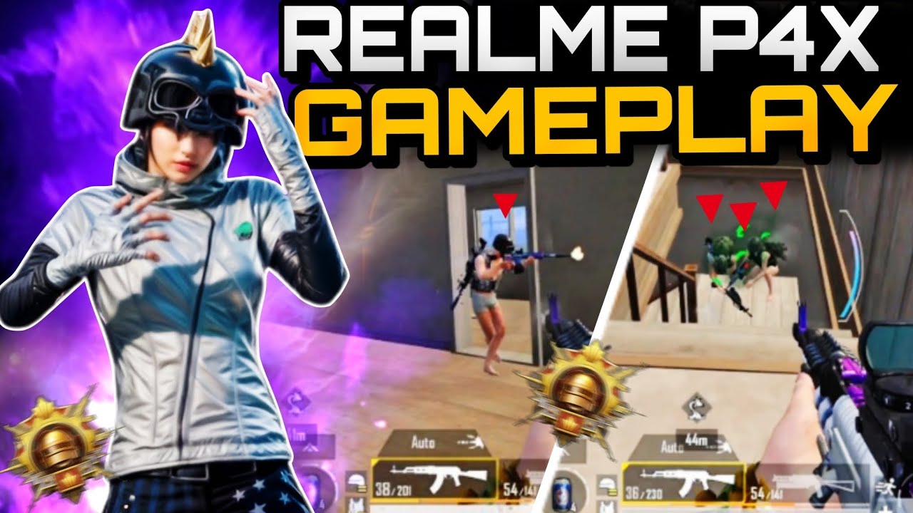 NEW GAMEPLAY ON REALME P4X ☠️🔥|| CLUTCHING MOVEMENT||