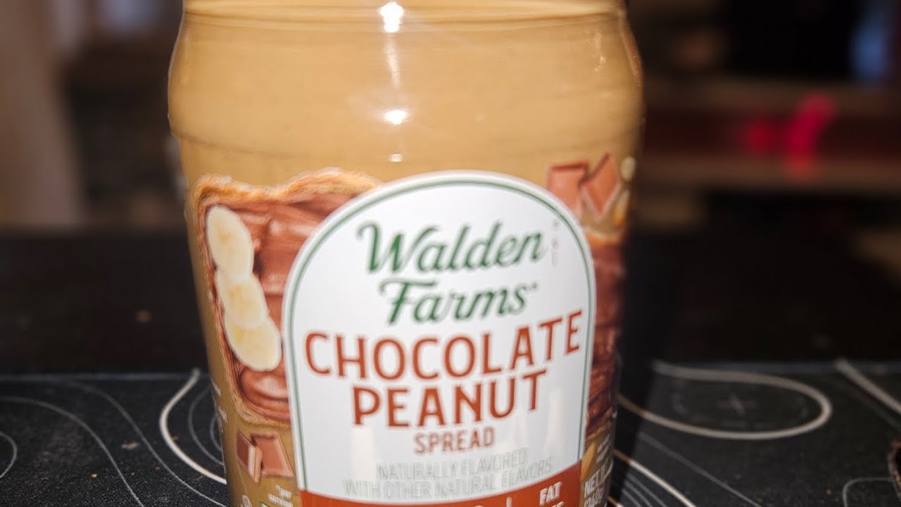 walden farms chocolate peanut spread 0/10 🤮