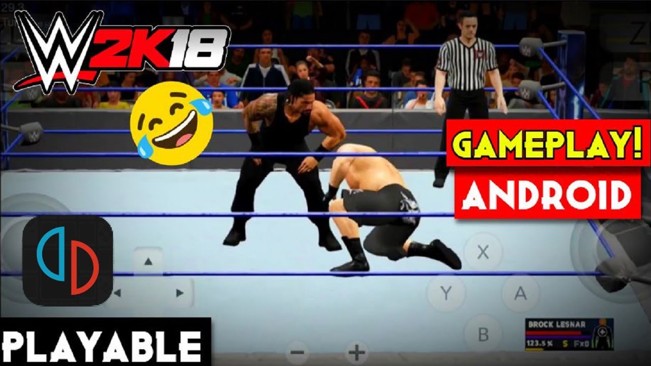 WWE 2K18 Playable On Android Yuzu Gameplay | Req - Snap 778 or higher