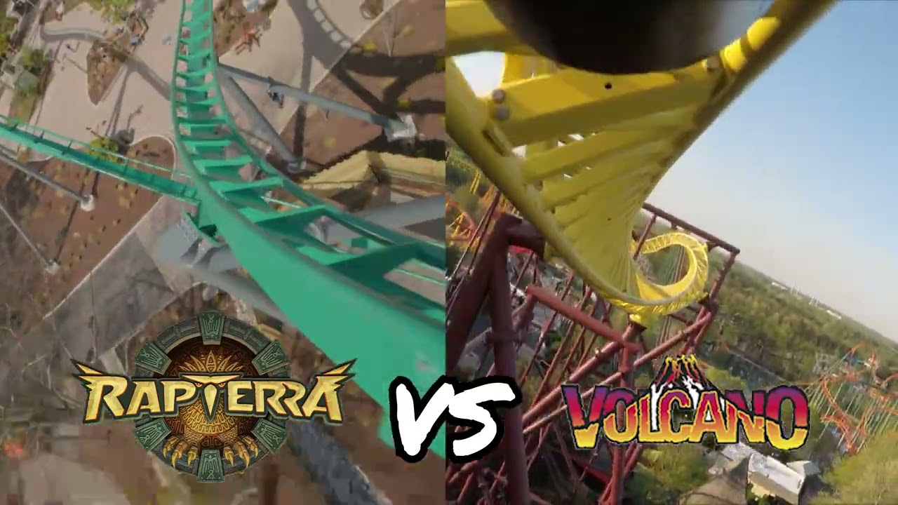 Rapterra vs Volcano at Kings Dominion